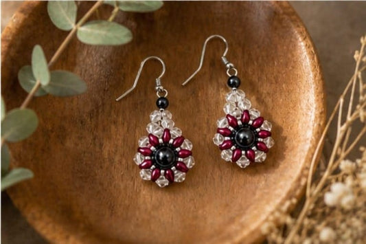 Stone Flake Earrings